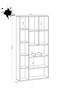 Hanah Home Estantería Dec0067 Roble Zafiro 75x170x18 cm